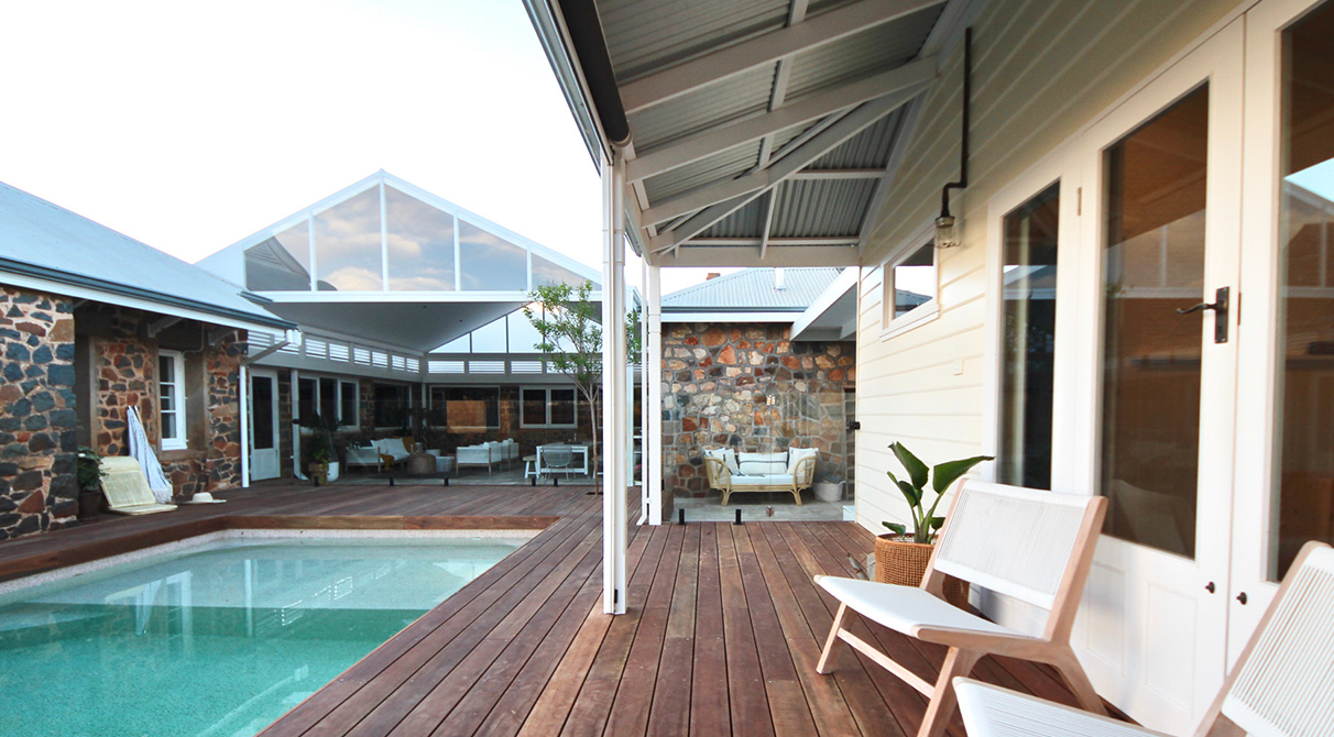 Pool Side Decking - Spotted gum  Corymbia Maculata