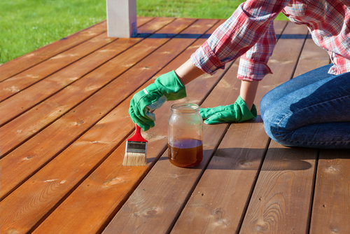 Timber Deck Recoat with Oil